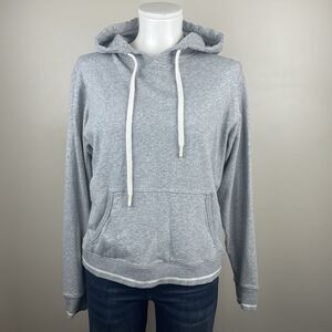 La Ligne Molly Heather Gray Pullover Cotton Hoodie Size XS